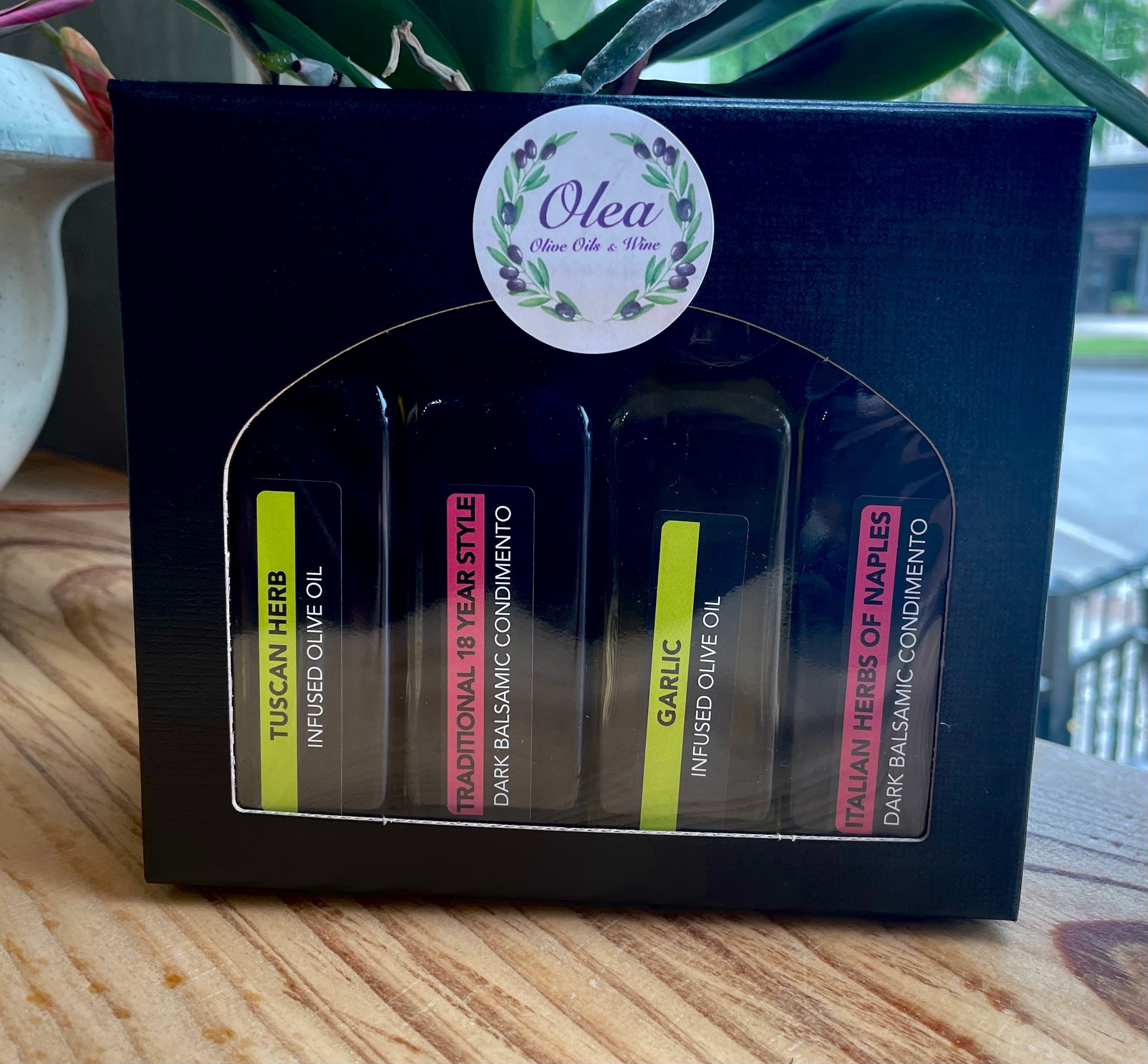 60ml Olive Oil and Balsamic Gift Set - The Olive Bar